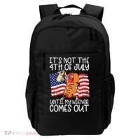 It's Not The 4th Of July Until My Wiener Comes Out Hot Dog Backpack thumb 0