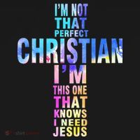 Im Not That Perfect Christian I Know I Need Jesus Coaster thumb 2