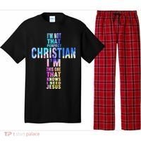 Im Not That Perfect Christian I Know I Need Jesus Pajama Set thumb 0