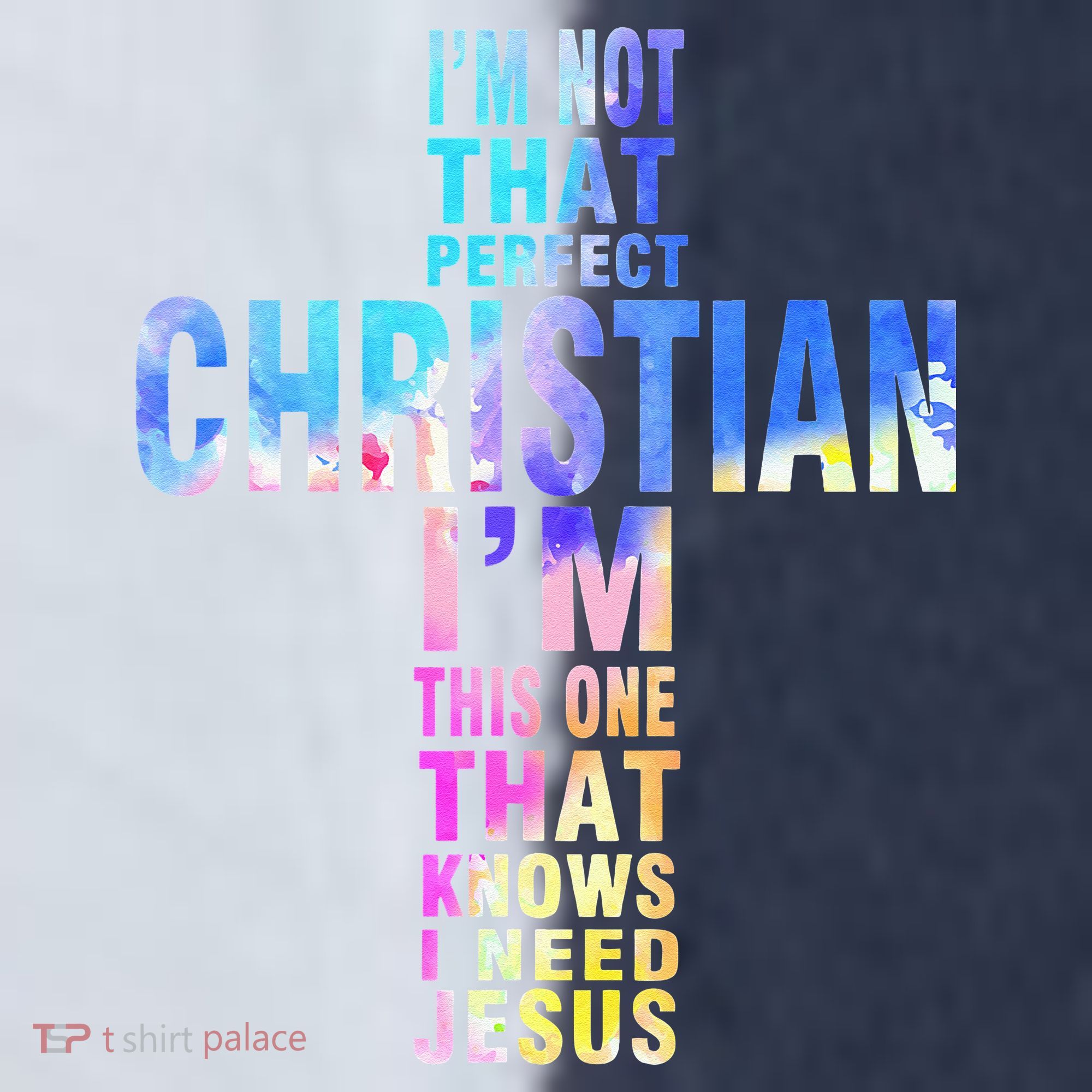 Im Not That Perfect Christian I Know I Need Jesus Sport-Tek Competitor United Soccer Jersey