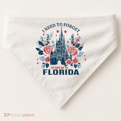 I Need To Forget Florida USA-Made Doggie Bandana