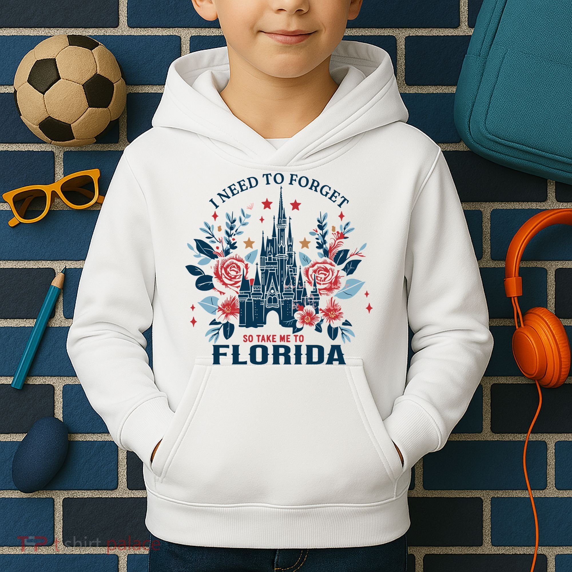 I Need To Forget Florida Kids Hoodie