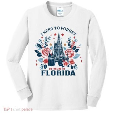 I Need To Forget Florida Kids Long Sleeve Shirt