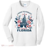 I Need To Forget Florida Kids Long Sleeve Shirt thumb 0