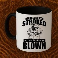 Its Nice To Be Stroked Funny Race Car Enthusiast Racing Coffee Mug thumb 2
