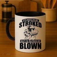 Its Nice To Be Stroked Funny Race Car Enthusiast Racing Coffee Mug thumb 4