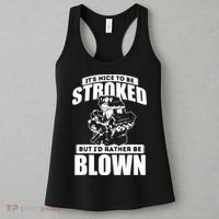 Its Nice To Be Stroked Funny Race Car Enthusiast Racing Women's Tank Top thumb 3