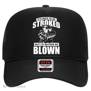 Its Nice To Be Stroked Funny Race Car Enthusiast Racing Hat