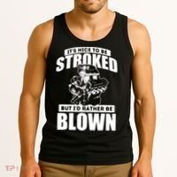 Its Nice To Be Stroked Funny Race Car Enthusiast Racing Tank Top thumb 3