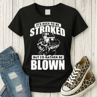 Its Nice To Be Stroked Funny Race Car Enthusiast Racing Women's T-Shirt thumb 3