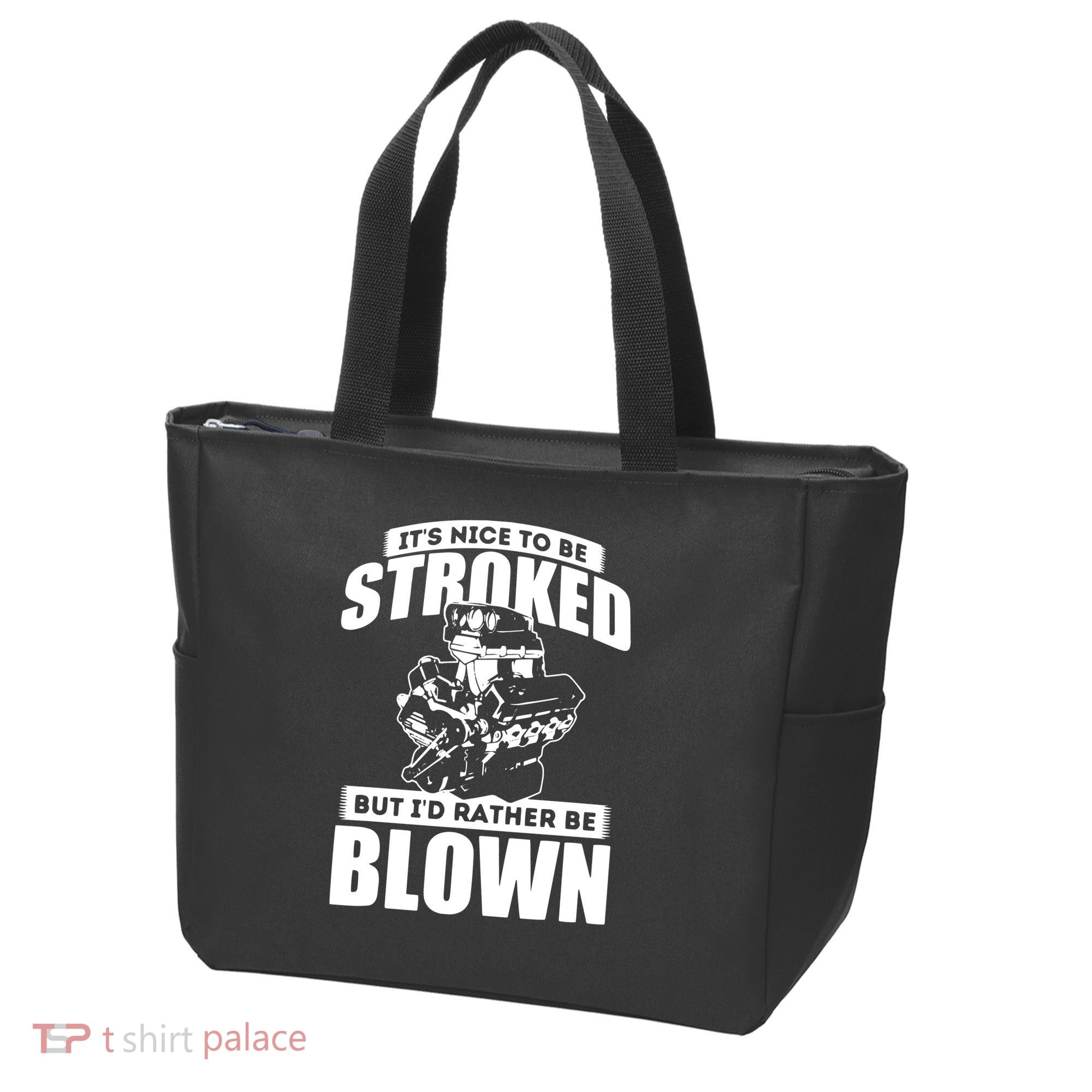 Its Nice To Be Stroked Funny Race Car Enthusiast Racing Tote Bag