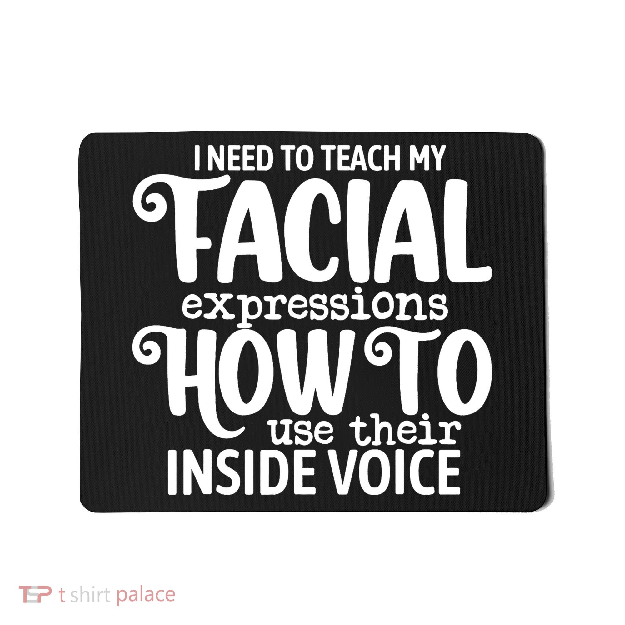 I Need To Teach My Facial Expressions How To Use Their Voice Mousepad
