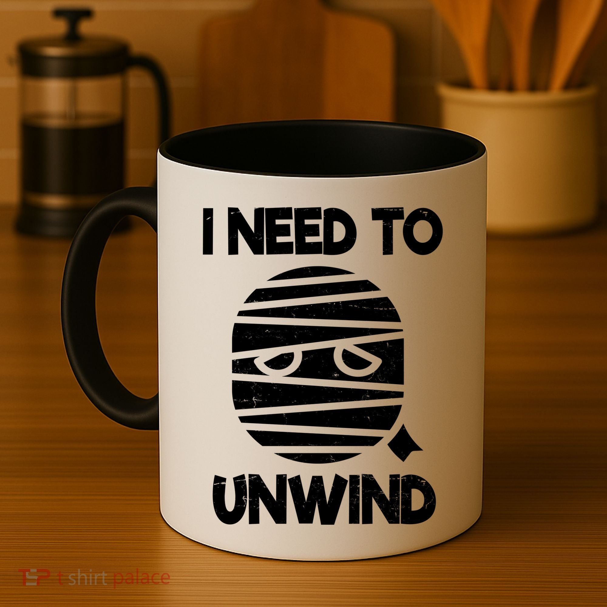 I Need To Unwind Funny Mummy Halloween Coffee Mug