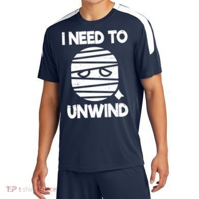 I Need To Unwind Funny Mummy Halloween Soccer Jersey