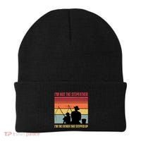 IM Not The Stepfather IM The Father That Stepped Up Fathers Day Beanie thumb 0