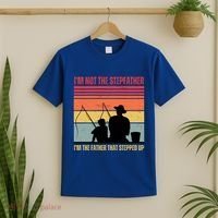 IM Not The Stepfather IM The Father That Stepped Up Fathers Day T-Shirt thumb 2