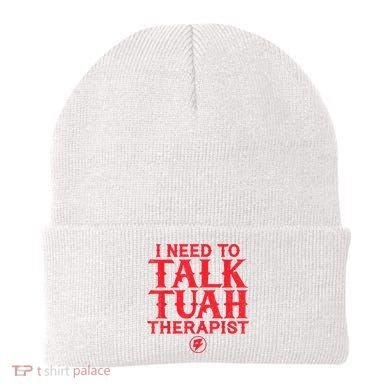 I Need To Talk Tush Therapist Beanie