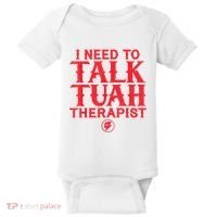 I Need To Talk Tush Therapist Baby Bodysuit thumb 0