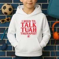 I Need To Talk Tush Therapist Kids Hoodie thumb 2