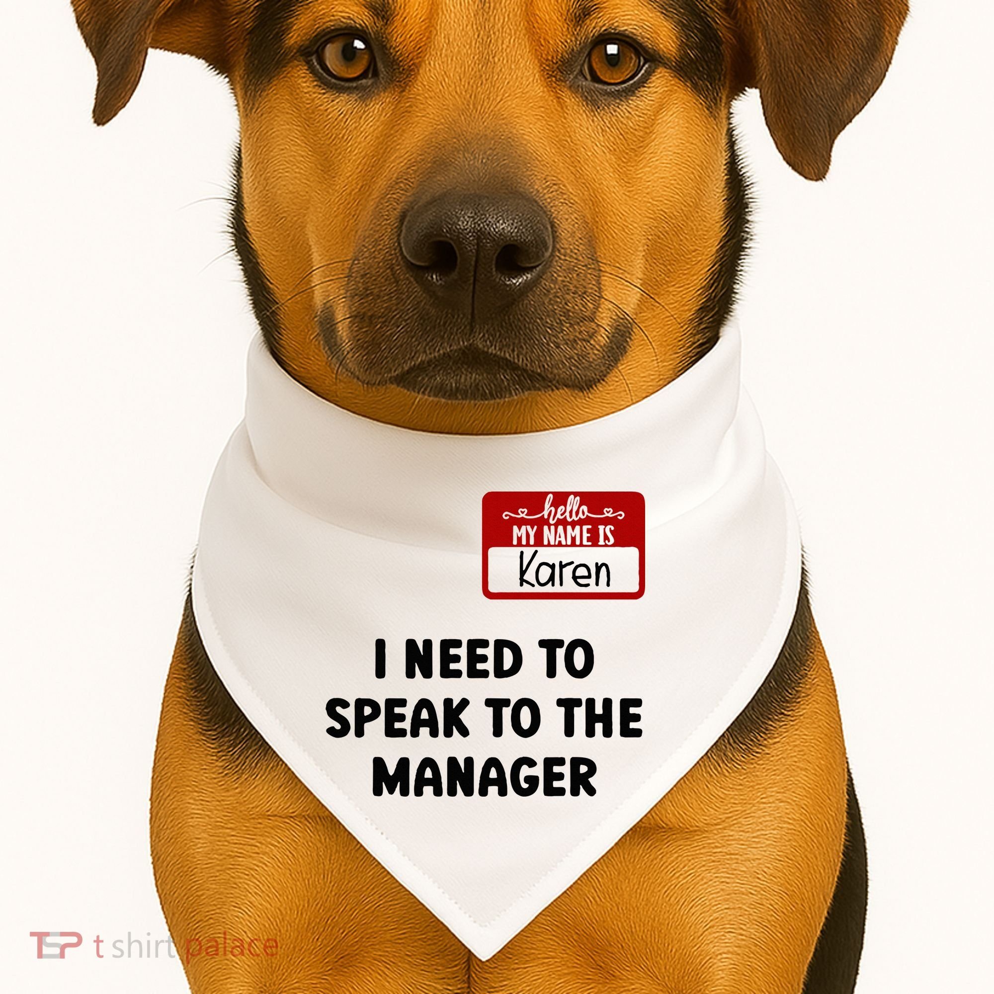 I Need To Speak to the Manager Halloween My Name Is Karen USA-Made Doggie Bandana