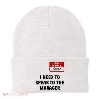 I Need To Speak to the Manager Halloween My Name Is Karen Beanie thumb 0