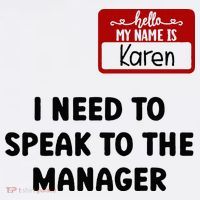 I Need To Speak to the Manager Halloween My Name Is Karen Mousepad thumb 1