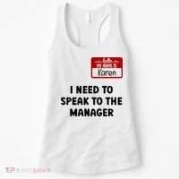 I Need To Speak to the Manager Halloween My Name Is Karen Women's Tank Top thumb 0