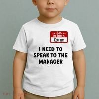 I Need To Speak to the Manager Halloween My Name Is Karen Toddler T-Shirt thumb 2