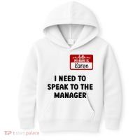 I Need To Speak to the Manager Halloween My Name Is Karen Kids Hoodie thumb 0