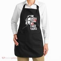 Im Nicer Than My Face Looks Spooky Halloween Apron thumb 2