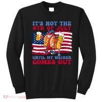 Its Not The 4th Of July Until My Weiner Comes Out Graphic Sweatshirt thumb 0