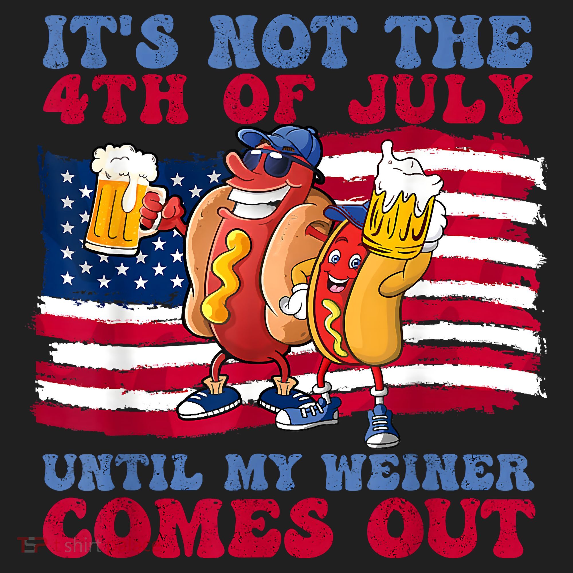 Its Not The 4th Of July Until My Weiner Comes Out Graphic Beanie