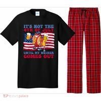 Its Not The 4th Of July Until My Weiner Comes Out Graphic Pajama Set thumb 0