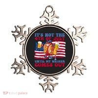 Its Not The 4th Of July Until My Weiner Comes Out Graphic Ornament thumb 0