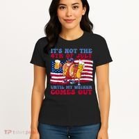 Its Not The 4th Of July Until My Weiner Comes Out Graphic Women's T-Shirt thumb 4