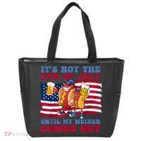 Its Not The 4th Of July Until My Weiner Comes Out Graphic Tote Bag thumb 0