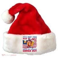 Its Not The 4th Of July Until My Weiner Comes Out Graphic Santa Hat thumb 0