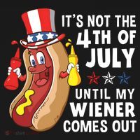 Its Not The 4th Of July Until My Wiener Comes Out Hot Dog Women's Tank Top thumb 5