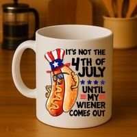 Its Not The 4th Of July Until My Weiner Comes Out Coffee Mug thumb 4