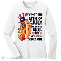 Its Not The 4th Of July Until My Weiner Comes Out Women's Long Sleeve Shirt thumb 0