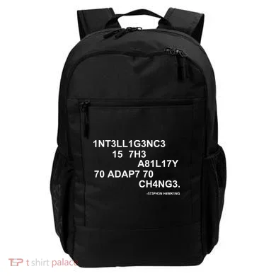 Intelligence is the Ability to Accept Change March For Science Code Backpack