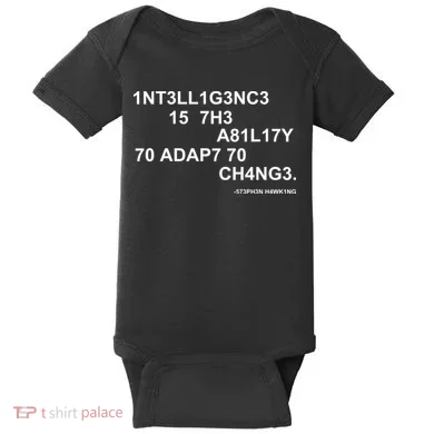 Intelligence is the Ability to Accept Change March For Science Code Baby Bodysuit