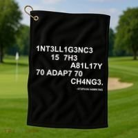 Intelligence is the Ability to Accept Change March For Science Code Golf Towel thumb 1