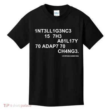 Intelligence is the Ability to Accept Change March For Science Code Kids T-Shirt