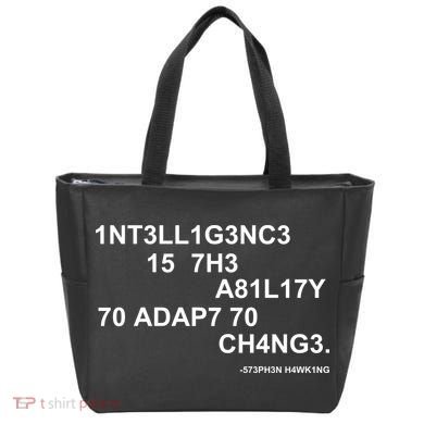 Intelligence is the Ability to Accept Change March For Science Code Tote Bag