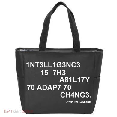 Intelligence is the Ability to Accept Change March For Science Code Tote Bag