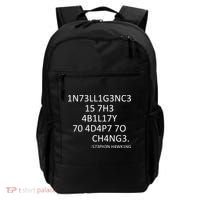Intelligence Is The Ability To Adapt To Change Smart Backpack thumb 0