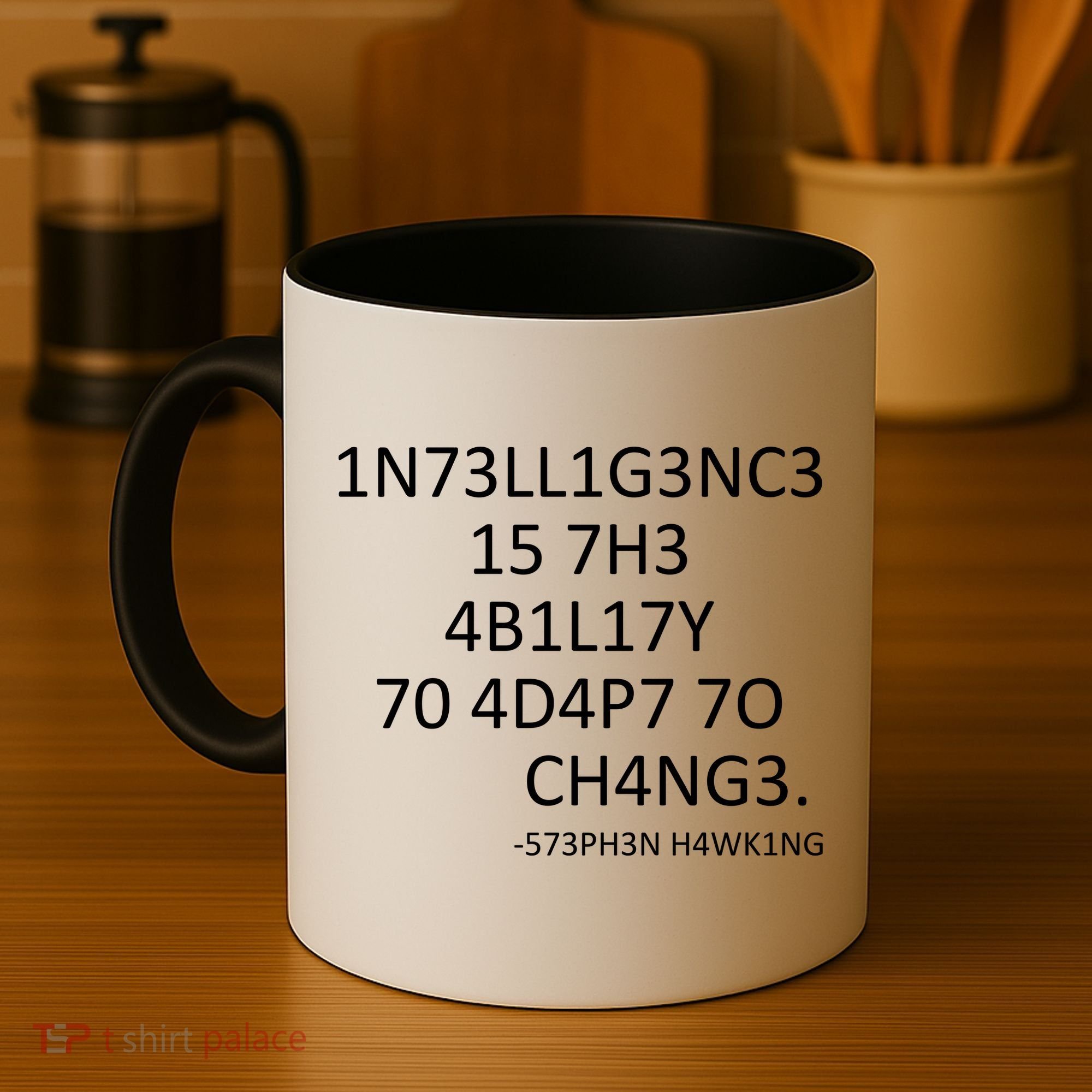 Intelligence Is The Ability To Adapt To Change Smart Coffee Mug