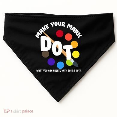 International Dot Day September 15 USA-Made Doggie Bandana