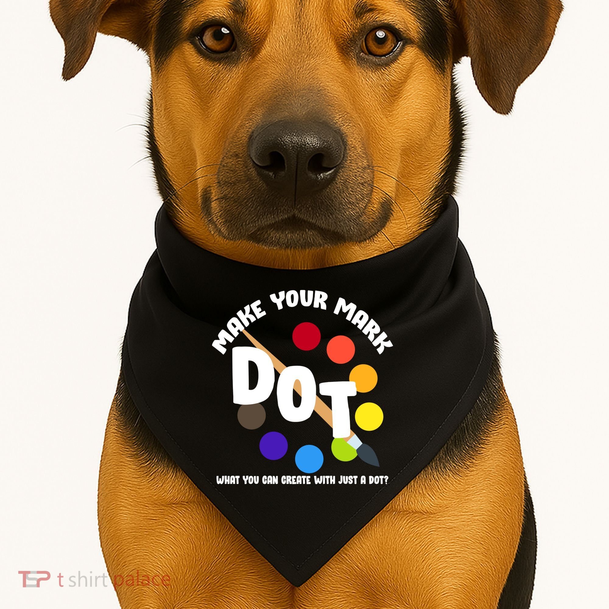 International Dot Day September 15 USA-Made Doggie Bandana